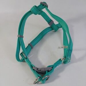 GOOD2GO Turquo‎ Adjustable Reflective Dog Harness Large 23"-38" X 1"